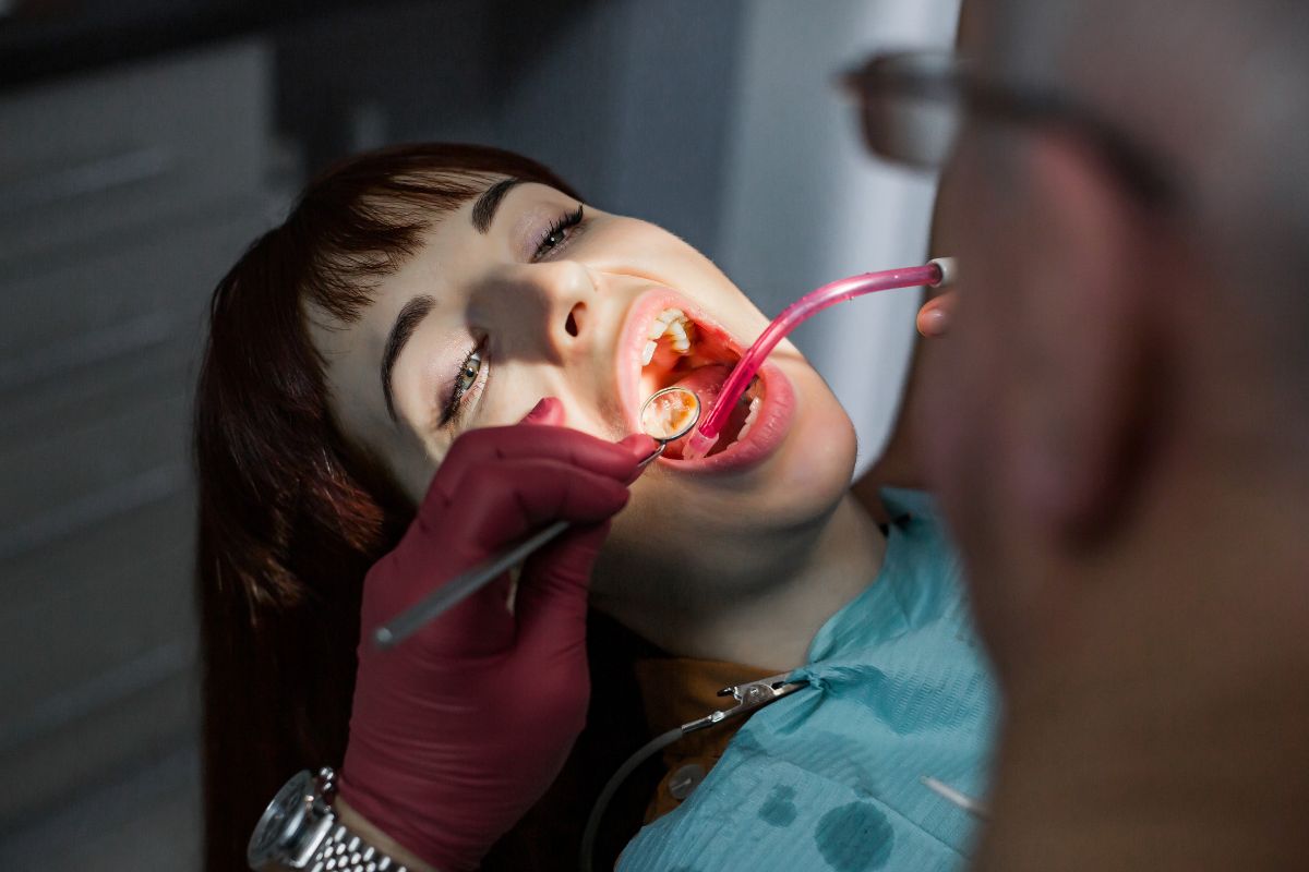 Dentist Find a Cavity Between Two Teeth